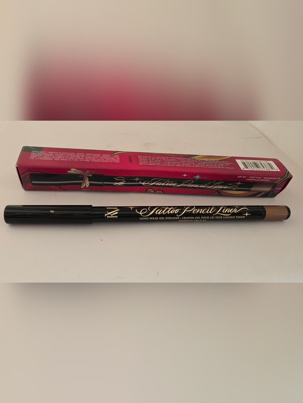 Tattoo Pencil Liner - Bronzite Gold 25- Long-Wear Eyeliner NEW